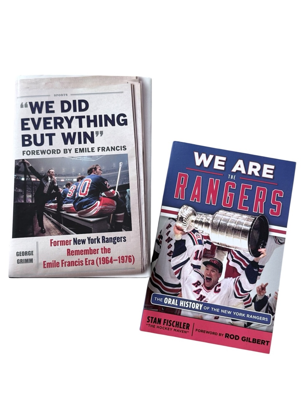 New York Rangers Books, set of 2